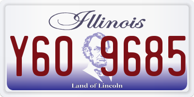 IL license plate Y609685