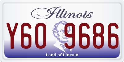 IL license plate Y609686