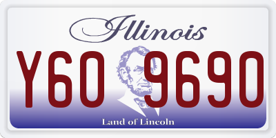 IL license plate Y609690