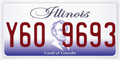 IL license plate Y609693