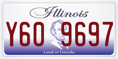 IL license plate Y609697