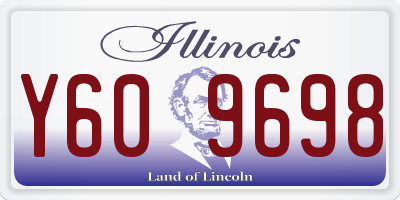 IL license plate Y609698