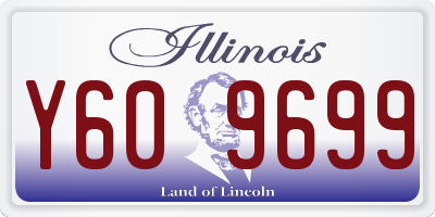 IL license plate Y609699