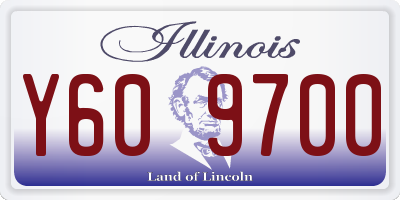 IL license plate Y609700
