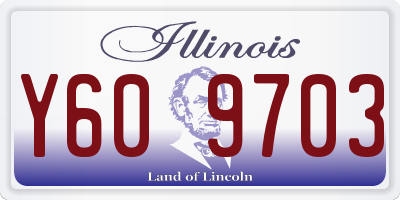 IL license plate Y609703