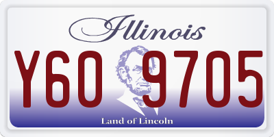 IL license plate Y609705