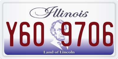 IL license plate Y609706