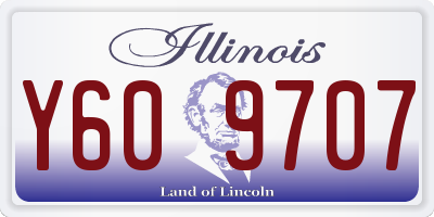 IL license plate Y609707