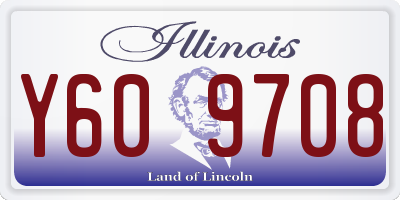 IL license plate Y609708