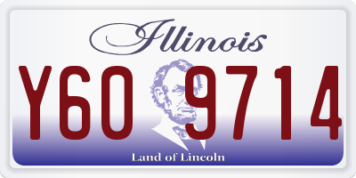 IL license plate Y609714
