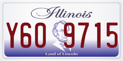 IL license plate Y609715