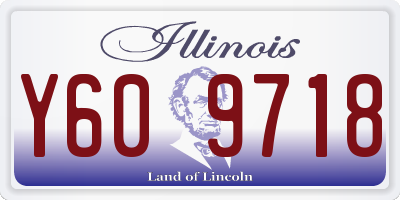 IL license plate Y609718