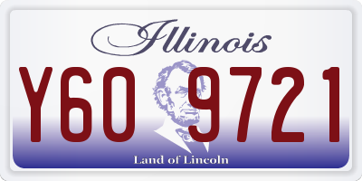 IL license plate Y609721