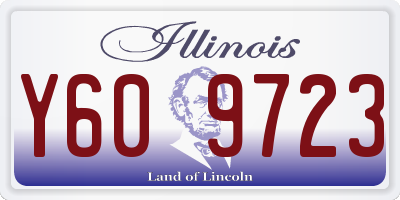 IL license plate Y609723