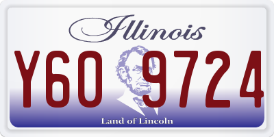 IL license plate Y609724