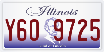 IL license plate Y609725