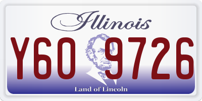 IL license plate Y609726