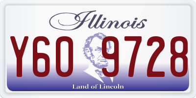 IL license plate Y609728