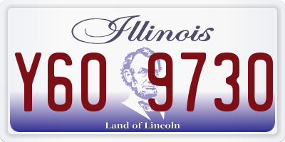 IL license plate Y609730