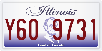 IL license plate Y609731