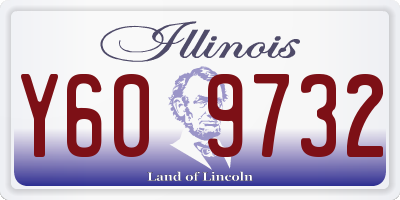 IL license plate Y609732