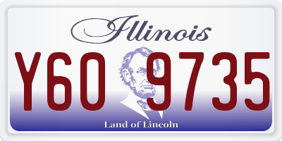 IL license plate Y609735