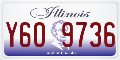 IL license plate Y609736