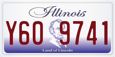 IL license plate Y609741