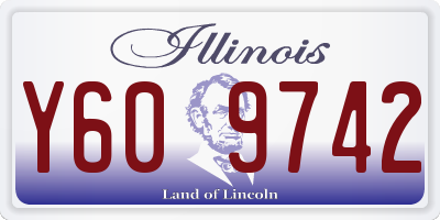 IL license plate Y609742