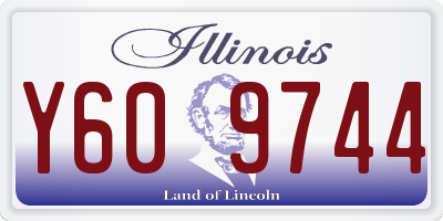 IL license plate Y609744