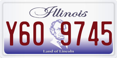 IL license plate Y609745