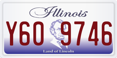 IL license plate Y609746