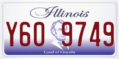 IL license plate Y609749