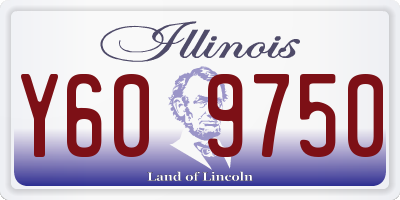 IL license plate Y609750