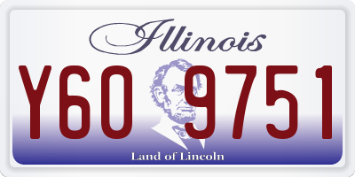 IL license plate Y609751