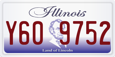 IL license plate Y609752