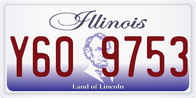 IL license plate Y609753