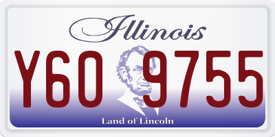 IL license plate Y609755