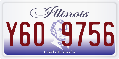 IL license plate Y609756