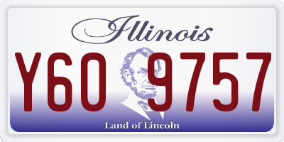 IL license plate Y609757