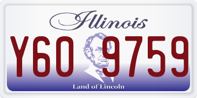 IL license plate Y609759