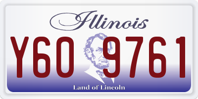 IL license plate Y609761