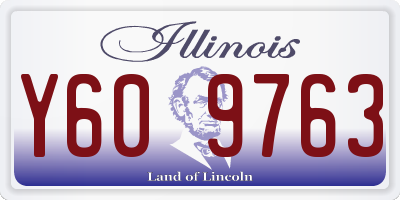 IL license plate Y609763