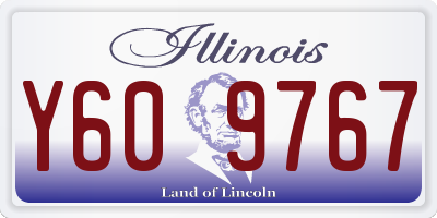 IL license plate Y609767