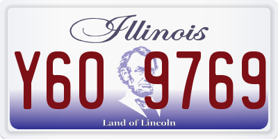 IL license plate Y609769