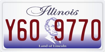 IL license plate Y609770