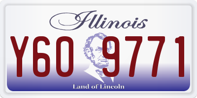 IL license plate Y609771