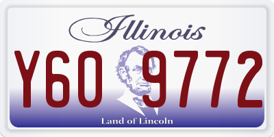 IL license plate Y609772