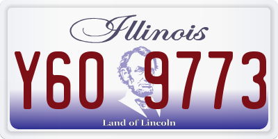 IL license plate Y609773