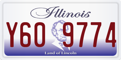 IL license plate Y609774